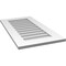 Ekena Millwork Vertical Surface Mount PVC Gable Vent: Non-Functional, w/ 3-1/2"W x 1"P Standard Frame, 18"W x 34"H GVPVE18X3401SN - alternate 4